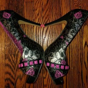 Iron Fist Skull Heels